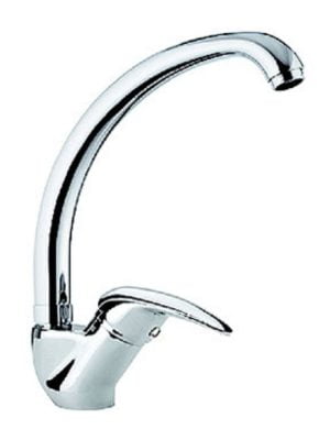 Ideamix BS0003EZ Ψηλή Μπαταρία Κουζίνας Πάγκου Ασημί