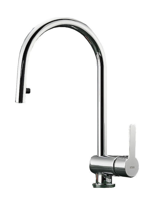 Carron Phoenix Base 15780 Ψηλή Μπαταρία Κουζίνας Πάγκου με Ντουζ Chrome