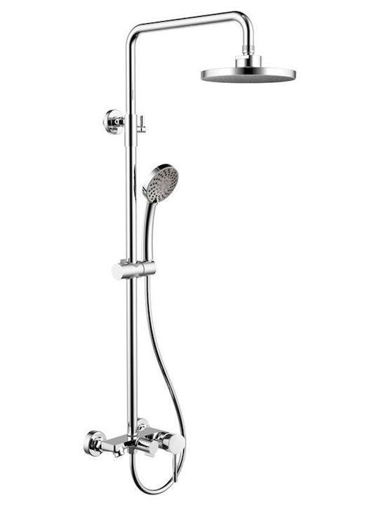 Karag Praxis Artemis SO551B Ρυθμιζόμενη Στήλη Ντουζ με Μπαταρία