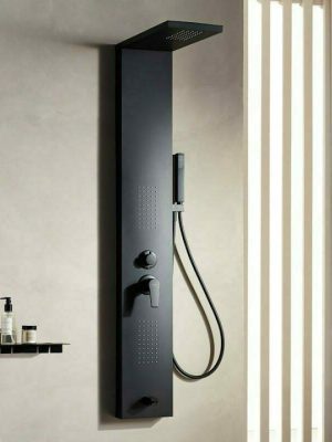 Tema 53100-1 Στήλη Υδρομασάζ 150cm Black Matt