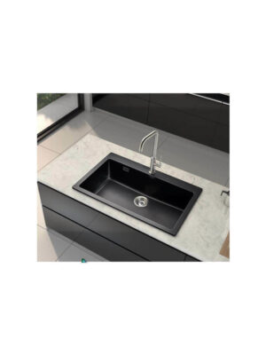 Schock Cristalite Manhattan Ένθετος Νεροχύτης από Συνθετικό Γρανίτη Μ79xΠ50cm Croma