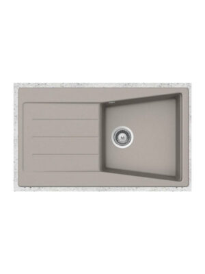 Schock Cristalite City Ένθετος Νεροχύτης από Συνθετικό Γρανίτη Μ86xΠ50cm