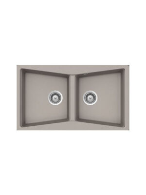 Schock Cristalite City Ένθετος Νεροχύτης από Συνθετικό Γρανίτη Μ86xΠ50cm