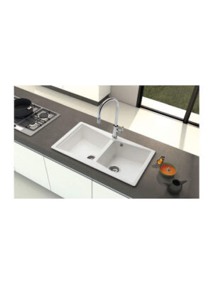 Schock Cristalite City Ένθετος Νεροχύτης από Συνθετικό Γρανίτη Μ86xΠ50cm