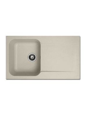 Duralit KS100 Ένθετος Νεροχύτης από Συνθετικό Γρανίτη Μ86xΠ50cm Beige