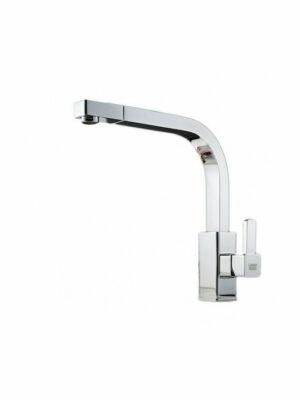 La Torre Java 28881 Μπαταρία Κουζίνας Πάγκου με Ντουζ και Σπιράλ Ασημί