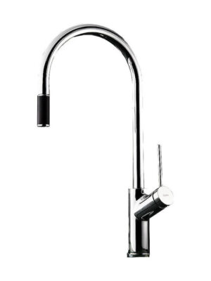 Carron Phoenix Piza 22780 Ψηλή Μπαταρία Κουζίνας Πάγκου με Ντουζ Chrome