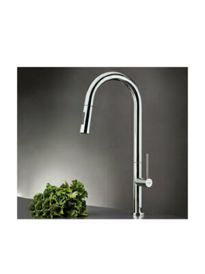 Carron Phoenix Tozo 48780 Ψηλή Μπαταρία Κουζίνας Πάγκου με Ντουζ Chrome