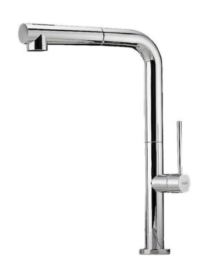 Carron Phoenix Tozo 48580 Ψηλή Μπαταρία Κουζίνας Πάγκου με Ντουζ Chrome