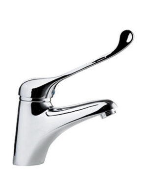 Vitruvit Medical Αναμεικτική Μπαταρία Νιπτήρα ΑΜΕΑ Ασημί