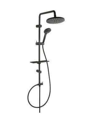 Ferro Rondo LUX Στήλη Ντουζ 98.5cm Black