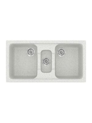Sanitec Classic Ένθετος Νεροχύτης από Συνθετικό Γρανίτη Μ100xΠ50cm