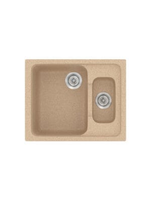 Sanitec Classic Ένθετος Νεροχύτης από Συνθετικό Γρανίτη Μ62xΠ51cm