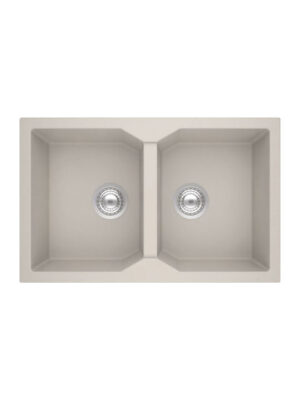 Sanitec Ultra Granite Ένθετος Νεροχύτης από Συνθετικό Γρανίτη Μ79xΠ50cm