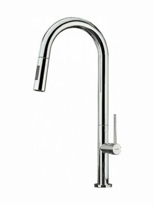 Carron Phoenix Tozo 48780 Ψηλή Μπαταρία Κουζίνας Πάγκου με Ντουζ Chrome