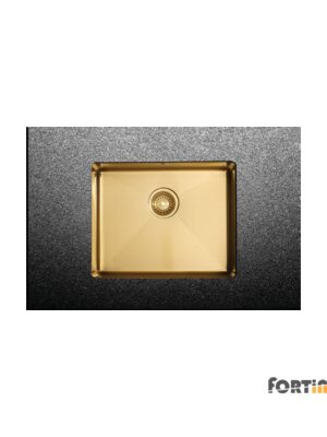 ΝΕΡΟΧ.ΥΠΟΚ/ΝΟΣ SQUADRO 54x44 FORTINOX INOX PVD BRUSHED GOLD