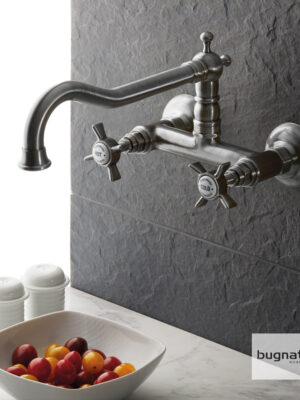ΜΠΑΤ.ΝΕΡΟΧ. ΤΟΙΧΟΥ PRINCETON BUGNATESE INOX FINISH
