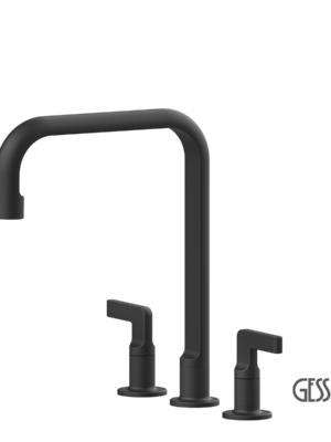 ΜΠΑΤ.ΝΕΡΟΧ. 3 ΟΠΩΝ INCISO GESSI BLACK MATT