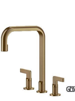 ΜΠΑΤ.ΝΕΡΟΧ.3 ΟΠΩΝ INCISO GESSI INOX316 WARM BRONZE BRUSHED PVD