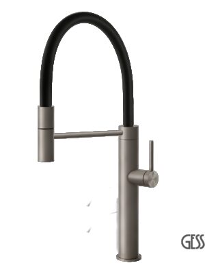 ΜΠΑΤ.ΝΕΡΟΧ.ΕΛΑΤΗΡΙΟΥ GESSI INOX316 STEEL BRUSHED