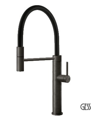 ΜΠΑΤ.ΝΕΡΟΧ.ΕΛΑΤΗΡΙΟΥ GESSI INOX316 BLACK METAL BRUSHED PVD