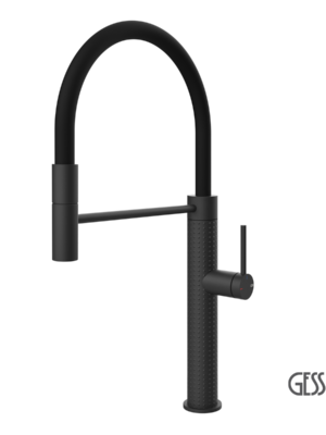 ΜΠΑΤ.ΝΕΡΟΧ. CESELLO GESSI BLACK MATT