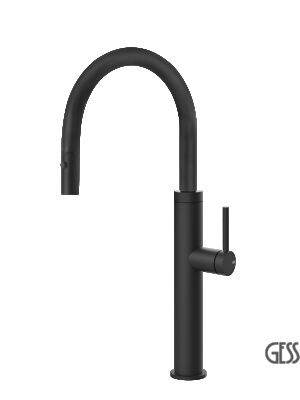 ΜΠΑΤ.ΝΕΡΟΧ. GESSI INOX316 BLACK MATT
