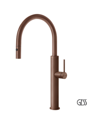 ΜΠΑΤ.ΝΕΡΟΧ. GESSI INOX316 COPPER BRUSHED PVD