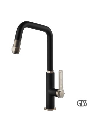 ΜΠΑΤ.ΝΕΡΟΧ.+ΤΗΛ. OFFICINE GESSI INOX/BLACK MATT