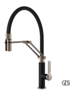 ΜΠΑΤ.ΝΕΡΟΧ.ΕΛΑΤΗΡΙΟΥ OFFICINE GESSI INOX/BLACK MATT
