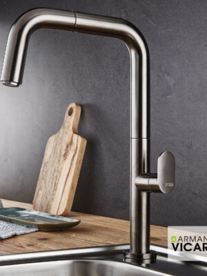 ΜΠΑΤ.ΝΕΡΟΧ. EVA VICARIO BLACK BRUSHED