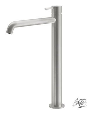 ΜΠΑΤ.ΝΙΠΤ.ΥΨΗΛΗ+ΒΑΛΒ.CLIC-CLAC ELLE316 BRUSHED INOX