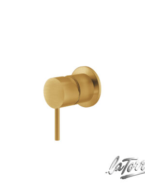 ΜΙΚΤΗΣ ΕΝΤΟΙΧ.1 ΕΞΟΔΟΥ ELLE 316 LA TORRE INOX PVD BRUSHED GOLD