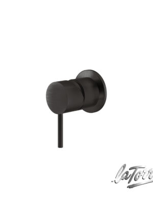ΜΙΚΤΗΣ ΕΝΤΟΙΧ.1 ΕΞΟΔΟΥ ELLE 316 LA TORRE INOX PVD BLACK BRUSHED