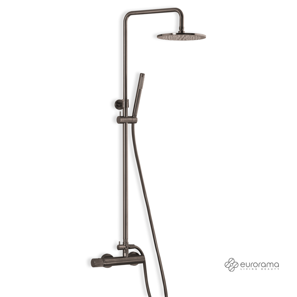 ΜΠΑΤ.ΝΤΟΥΖ+ΕΠΕΚΤ.ΚΟΛΩΝΑ+ΚΕΦΑΛΗ ELETTA TECNO BLACK BRUSHED