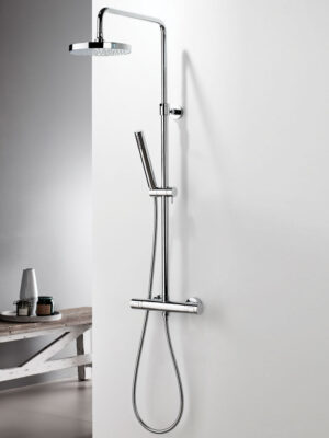 ΜΠΑΤ.ΝΤΟΥΖ+ΕΠΕΚΤ.ΚΟΛΩΝΑ+ΚΕΦΑΛΗ THERMO ROUND EURORAMA CHROME
