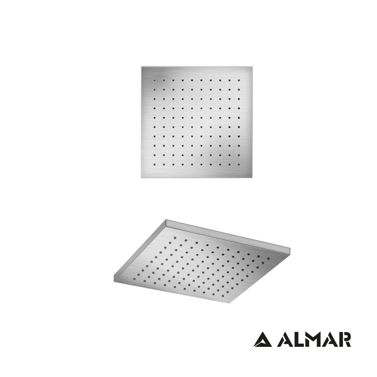 ΚΕΦΑΛΗ ΝΤΟΥΖ EMOTION ΤΕΤΡΑΓΩΝΗ 20x20 ALMAR INOX