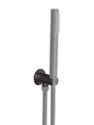 ΠΑΡΟΧΗ ΝΕΡ.ΜΕ ΣΤΗΡ.ΤΗΛ.CORA AISI316 INOX PVD BLACK BRUSHED