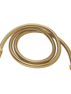 ΣΠΙΡΑΛ ΛΟΥΤΡΟΥ 1.5m CORA AISI316 INOX PVD BRUSHED GOLD