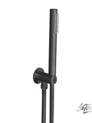 ΠΑΡΟΧΗ ΝΕΡΟΥ ΜΕ ΣΤΗΡ.ΤΗΛ.AISI316 INOX PVD BLACK BRUSHED