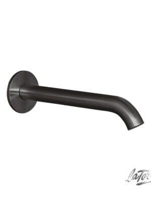 ΣΤΟΜΙΟ ΕΠΙΤΟΙΧΟ 18cm AISI316 INOX PVD BLACK BRUSHED