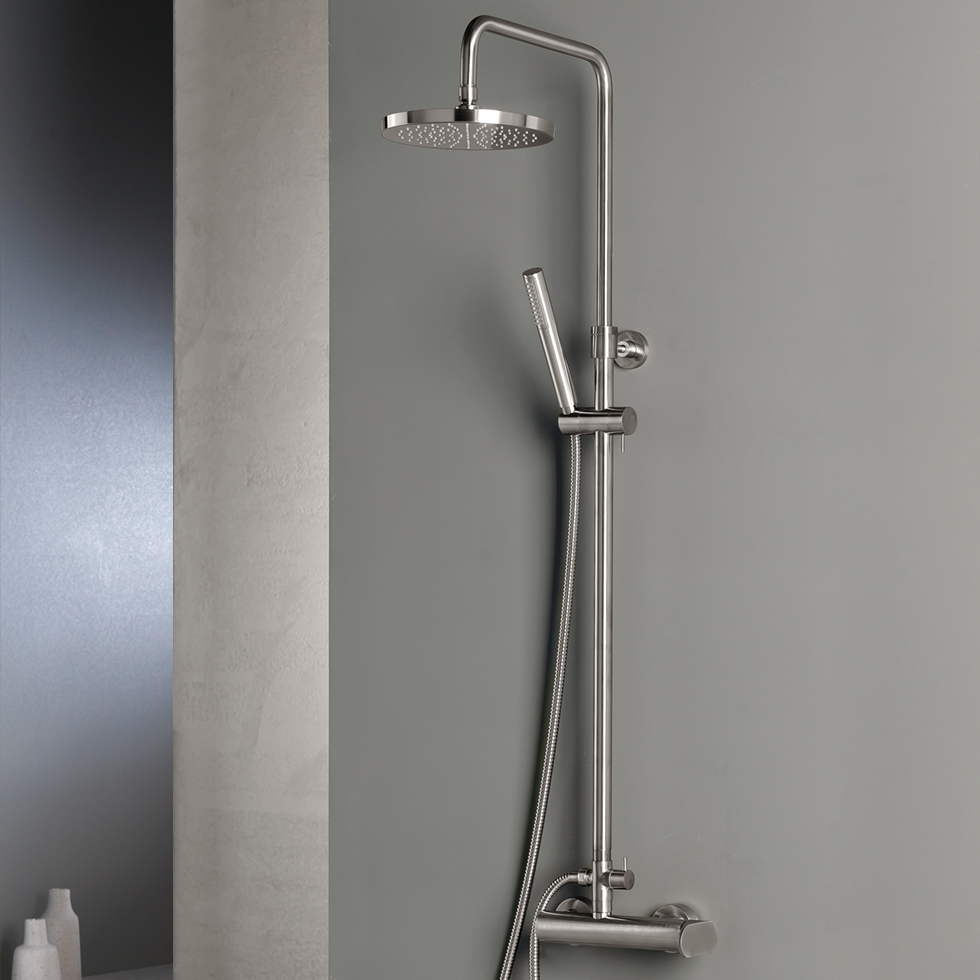 ΜΠΑΤ.ΝΤΟΥΖ+ΕΠΕΚΤ.ΚΟΛΩΝΑ+ΚΕΦΑΛΗ SLIM VICARIO INOX