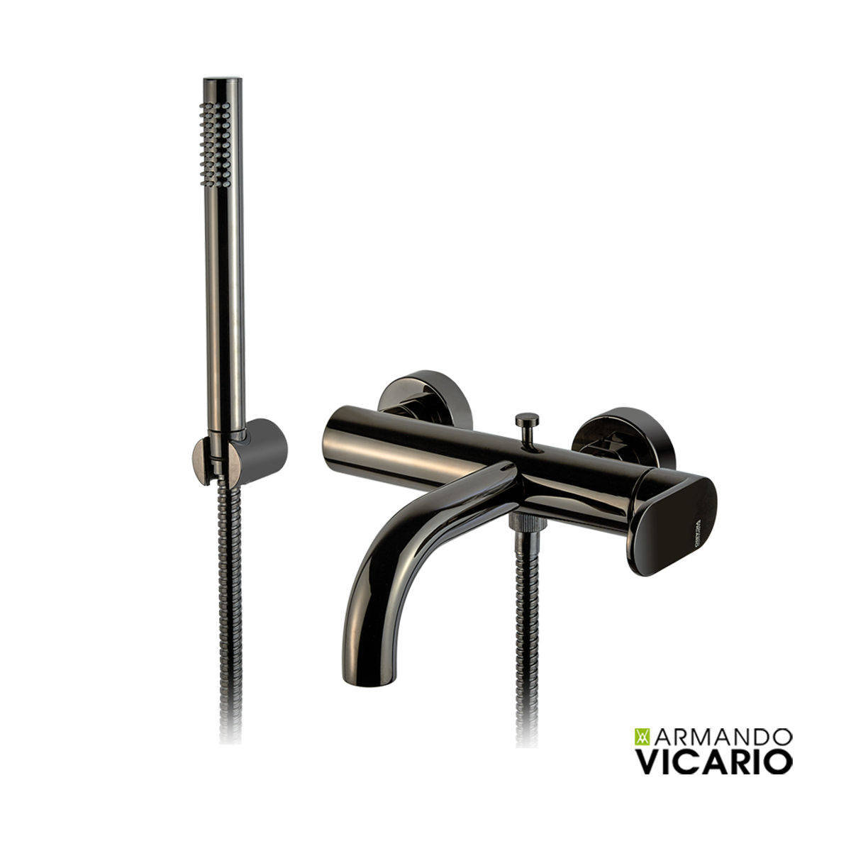 ΜΠΑΤ.ΛΟΥΤΡΟΥ SLIM VICARIO BLACK CHROME