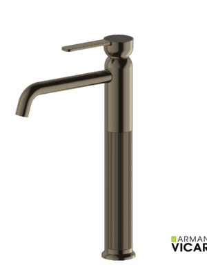 ΜΠΑΤ.ΝΙΠΤ. ΥΨΗΛΗ ΜΕ ΒΑΛΒ.CLIC-CLAC LUMIERE VICARIO BLACK BRUSHED