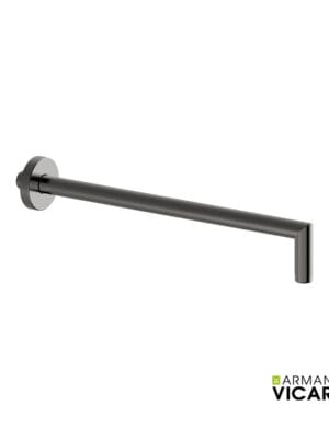 ΒΡΑΧΙΟΝΑΣ ΤΟΙΧΟΥ ΣΤΡΟΓΓΥΛΟΣ 35cm VICARIO BLACK BRUSHED