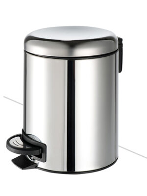 ΧΑΡΤΟΔΟΧΕΙΟ ΕΠΙΔΑΠ. 5L SOFT-CLOSE GEESA INOX CHROME