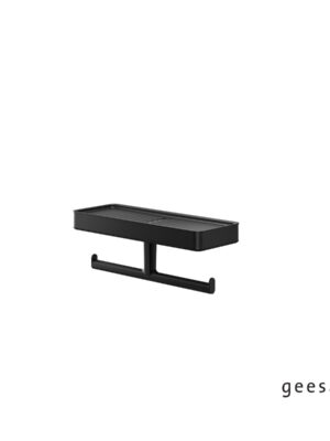 ΧΑΡΤΟΘΗΚΗ ΔΙΠΛΗ ΜΕ ΕΤΑΖΕΡΑ TIGER GEESA BLACK MATT