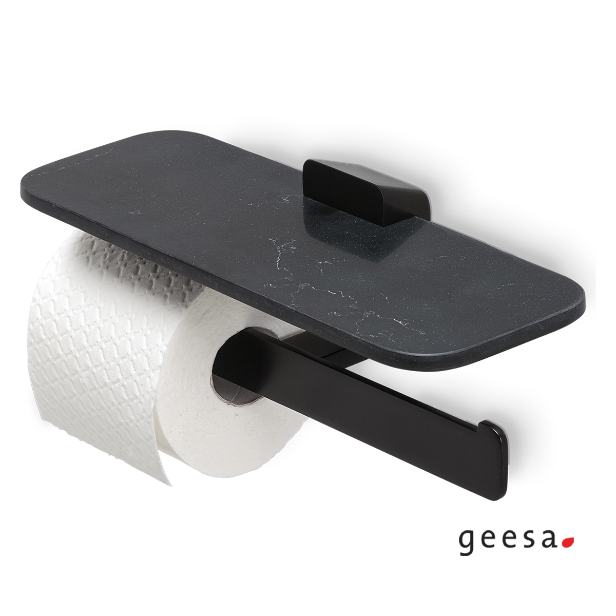 ΧΑΡΤΟΘΗΚΗ ΔΙΠΛΗ ΜΕ ΕΤΑΖΕΡΑ SHIFT GEESA BLACK MATT