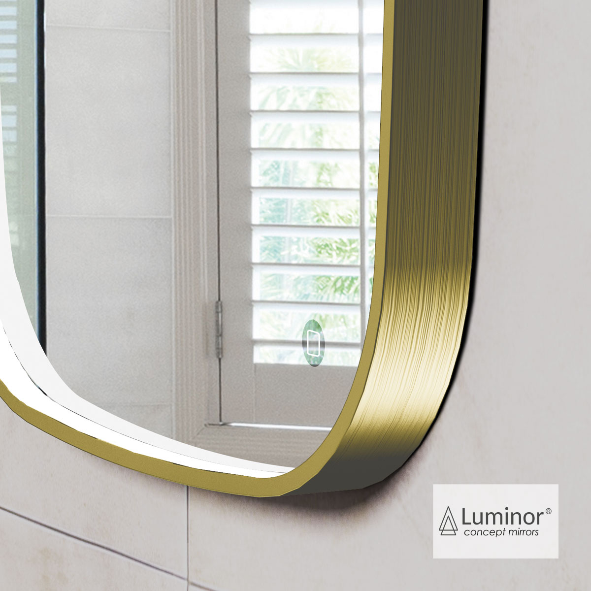 ΚΑΘΡΕΦΤΗΣ FIZ 60x80 LUMINOR GOLD BRUSHED