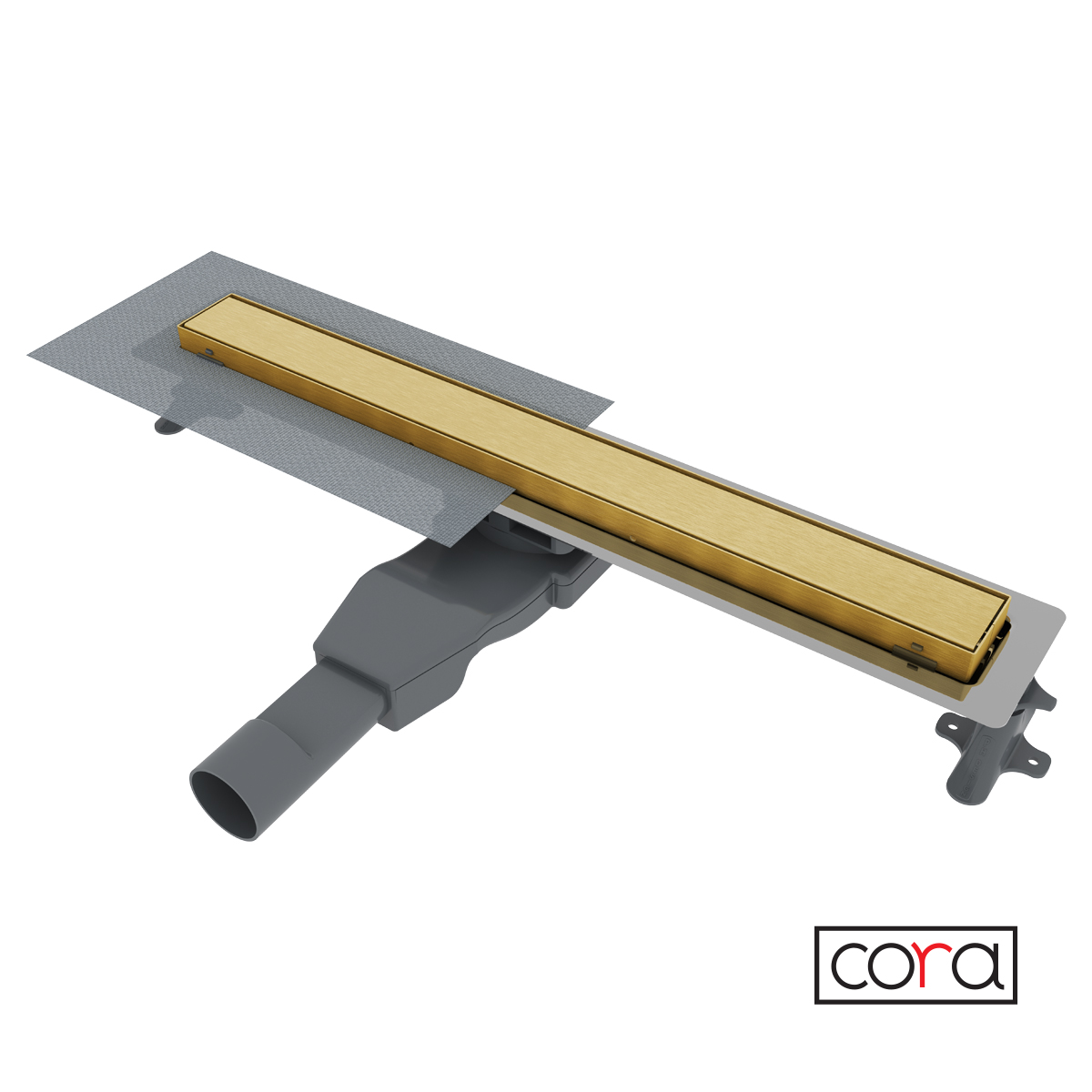 ΚΑΝΑΛΙ ΝΤΟΥΣ NEO 60cm CORA INOX PVD BRUSHED GOLD